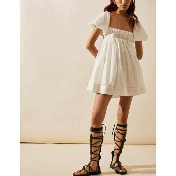 Free People White Mini Dress - Picture 4 of 8